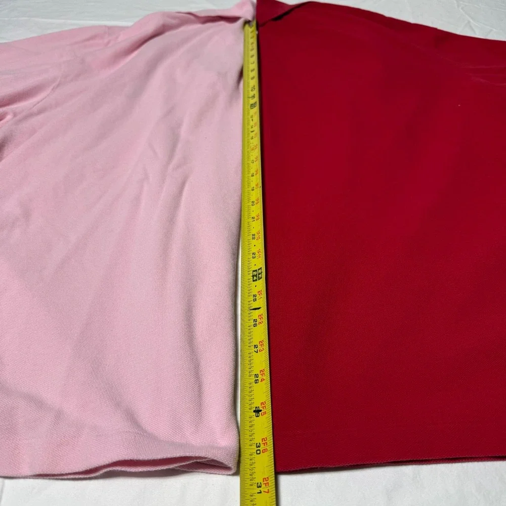 Lot of 2 Vintage Polo Ralph Lauren Shirts Men's 3XL Cotton Pique Short Sleeve